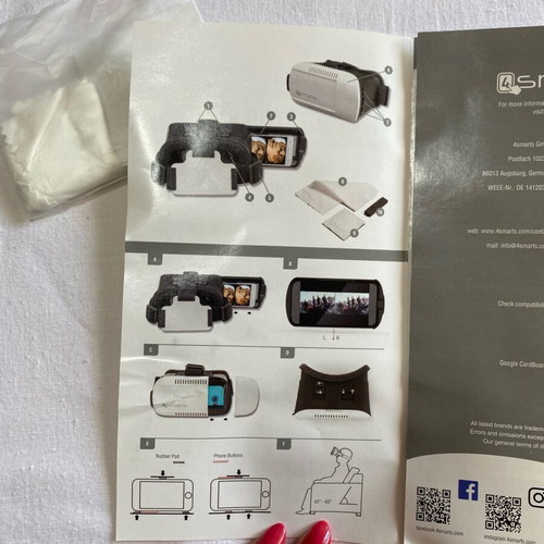 VR glasses 4smarts Spectator Plus like new, universal for smartphone
