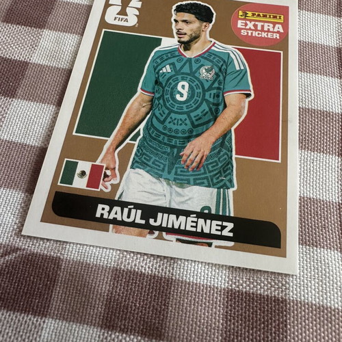 Panini Extra Sticker Raul Jimenez Bronze World Cup 2026 new