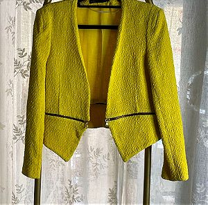 Zara Jacket κιτρινο χρωμα No Large