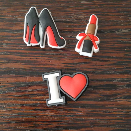 Pins for Crocs girly set of 4 new