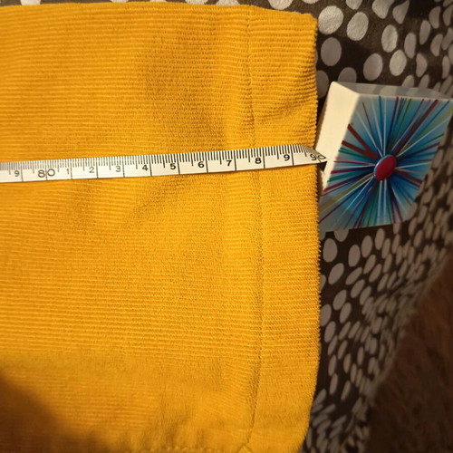 Gap 1969 corduroy pants like new, yellow, low rise