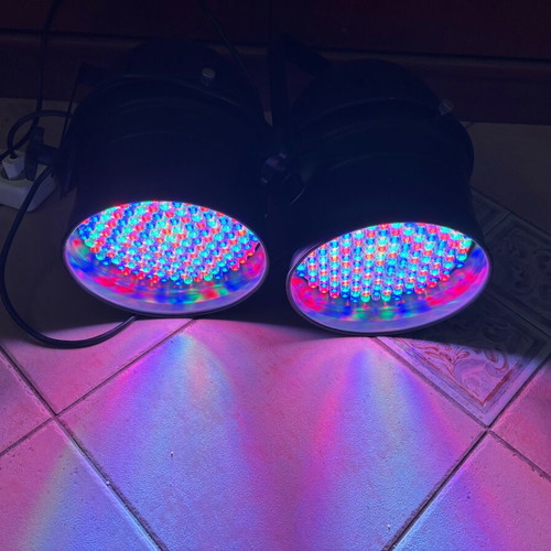LED Par 64 lights like new, set of 2
