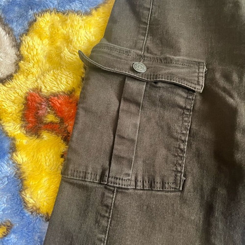Women's cargo jeans like new, size S, khaki color