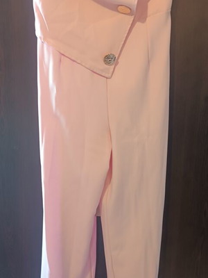 My Station Sre jumpsuit like new, pink confetti, size S/M