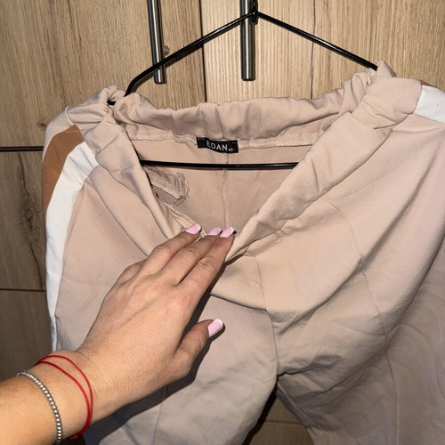 Trousers summer like new, size L, beige