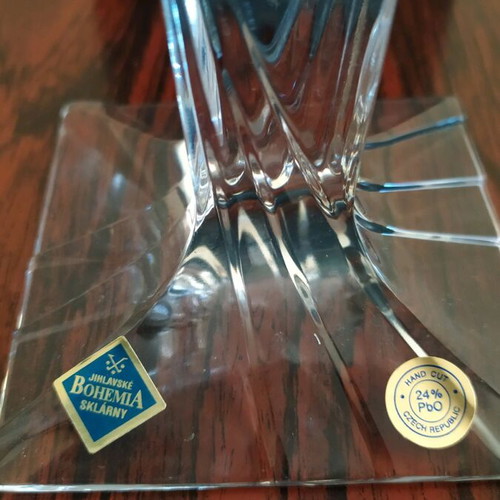 Bohemia Crystal Candlestick New Height 20cm