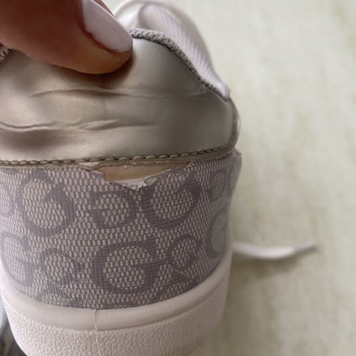 Guess women's athletic shoes used, white, size 37