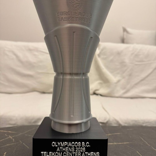 Olympiacos Euroleague 2026 Trophy new, 3D printed