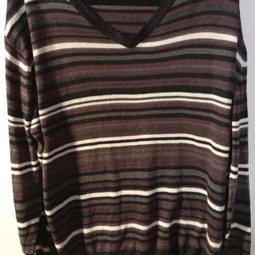 Men's sweater used, multicolored, size XXL