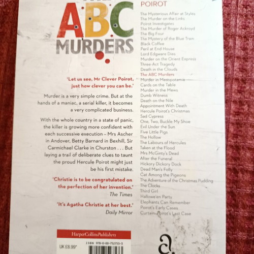 Book The ABC Murders by Agatha Christie like new, young adult fiction