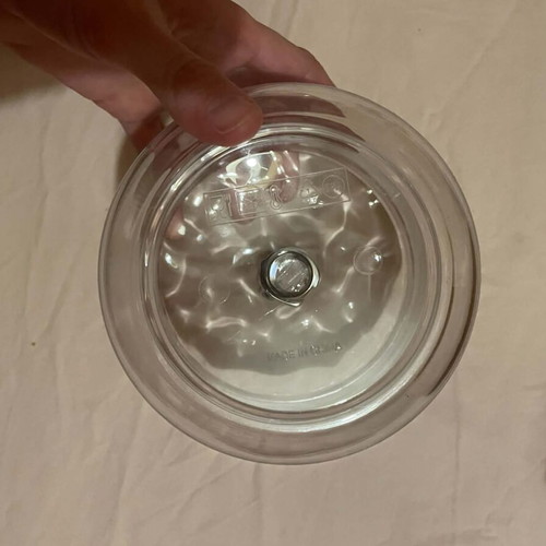 Jar for treats new, plastic