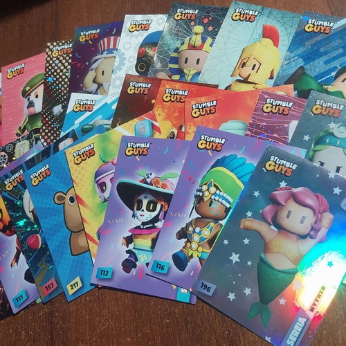 Stumble Guys 24 cards like new, Panini