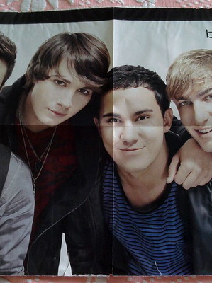 Big Time Rush poster like new, size 42x30.5