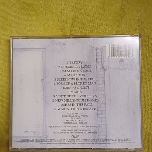 Rage Against The Machine The Battle of Los Angeles CD like new