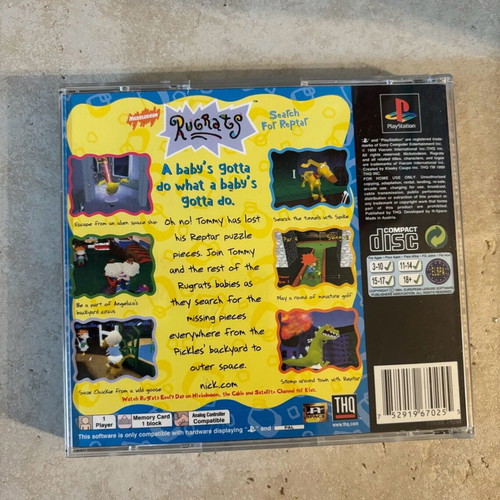 Rugrats Search for Reptar PlayStation 1 used full English