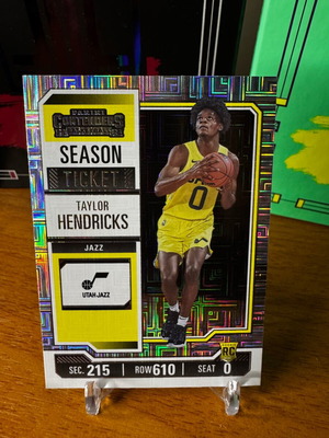 Κάρτα Panini Contenders Basketball Taylor Hendricks RC Ticket Mojo 2023-24
