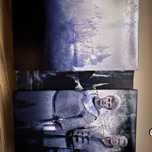 Merlin Boxset DVD Season 3 like new, personally autographed by main cast