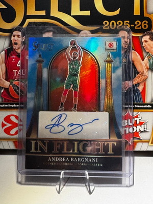 2025-26 Panini Select Euroleague Andrea Bargnani Auto In Flight