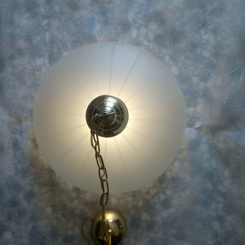 Glass ceiling light like new, functional