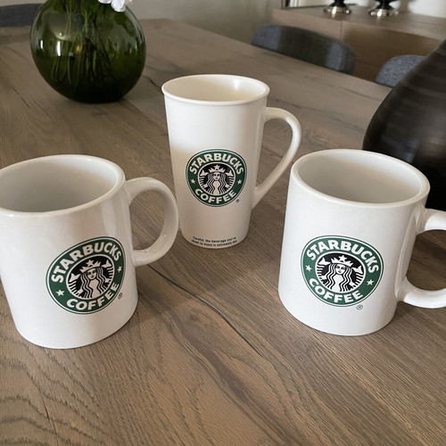 Starbucks mugs, set of 3, very large