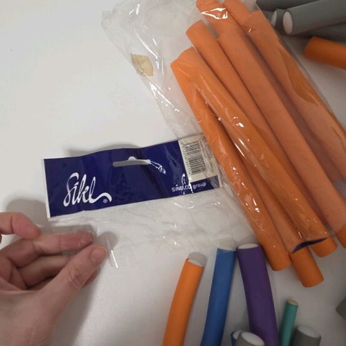 Flexi rods hair styling new, 63 pieces various sizes