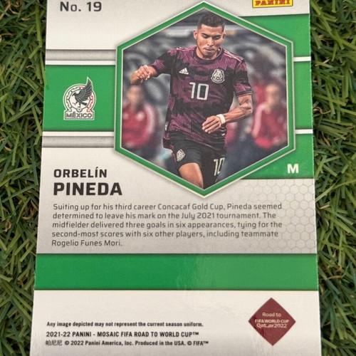 Panini Mosaic FIFA Road to The World Cup 2021-22 Orbelin Pineda Rookie Card