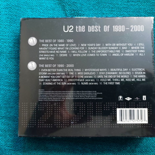 U2 The Best of 1980-2000 2CD box set sealed