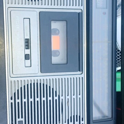 Saba vintage radio used, needs antenna, handle and cassette belt