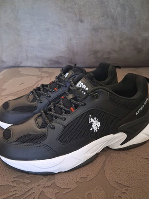 U.S. Polo Assn. αθλητικά γυναικεία καινούργια, μέγεθος 40, μαύρα