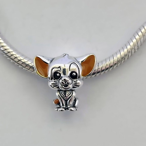 Simba Lion King charm in S925 silver with enamel new