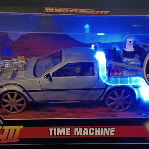 JADA Time Machine Back to the Future III new metal model 1:24
