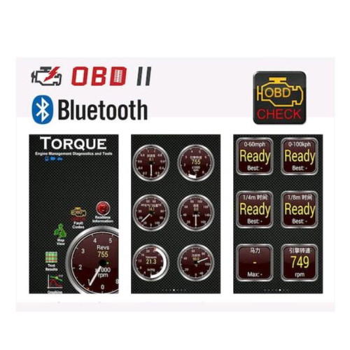 Car Diagnostic Scanner OBDII New with Bluetooth for Gasoline Vehicles