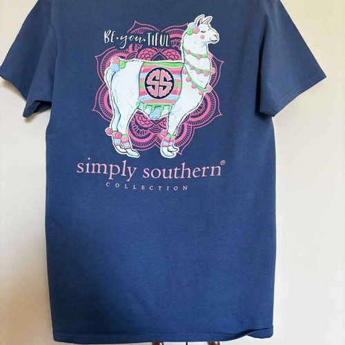 T shirt Simply Southern Collection new, size medium, blue
