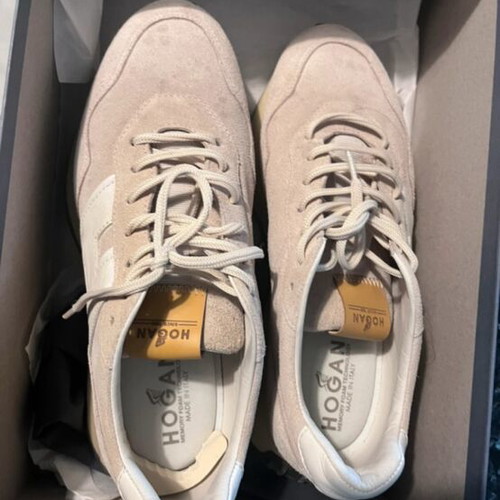 Hogan beige women's sneakers, size 39.5