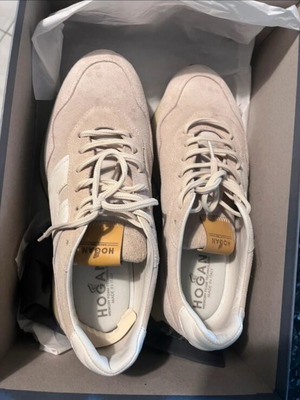 Hogan beige women's sneakers, size 39.5
