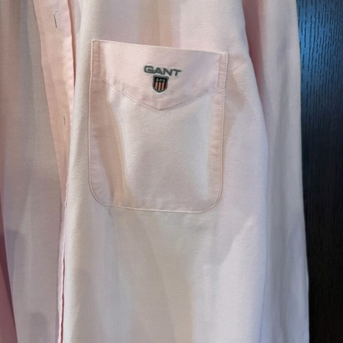 Gant Oxford University regular fit men's shirt size M like new, pink