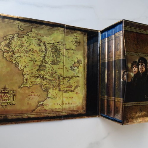 The Lord of the Rings The Motion Picture Trilogy Extended Edition Blu-ray like new with Greek subtitles