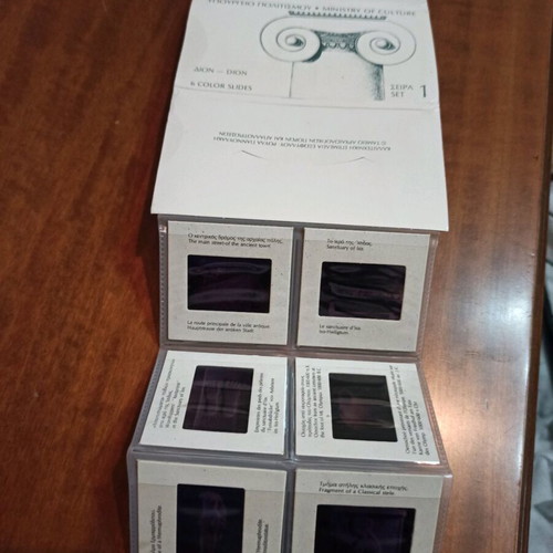Dion slide set new, collectible with 6 color slides