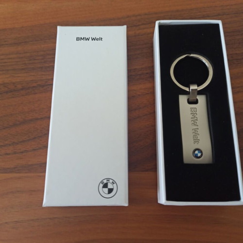BMW Welt metal keychain new with original box