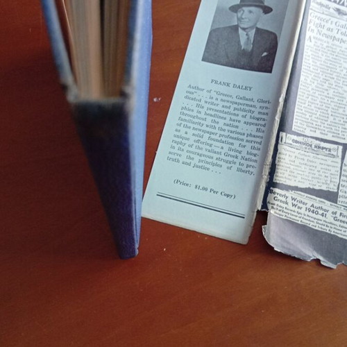 Greece—Gallant Glorious 1st Edition 1941 book by Frank Daley