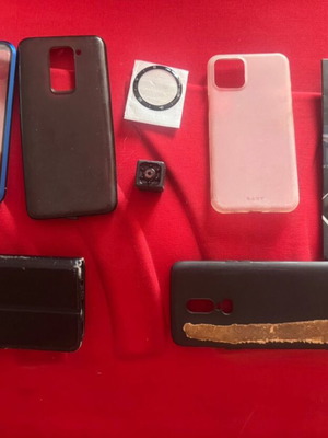 Mobile phone accessories used, assorted set with gifts