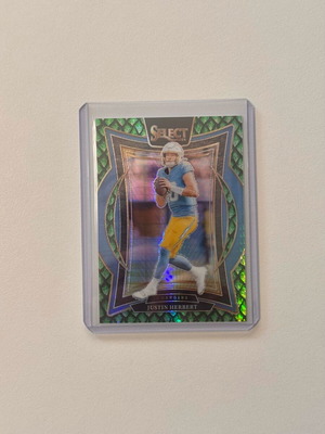 2024 Panini Select Concourse Justin Herbert #41 Dragon Scale Prizm καινούργιο