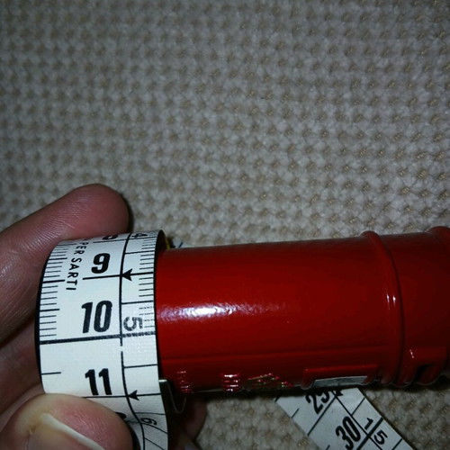 Metal sharpener shaped like British red mailbox like new