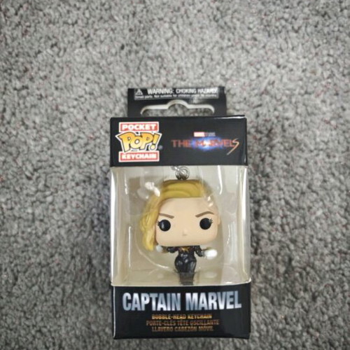 Captain Marvel Pocket Pop keychain new