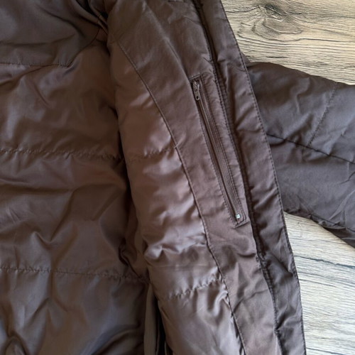 Vintage Nike Puffer Bomber Jacket chocolate brown like new XS/S 2004