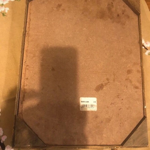 Wooden tray 30x40 like new with rope handles