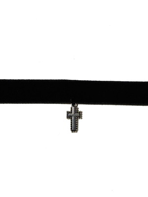 Cross choker μαύρο, σαν καινούργιο