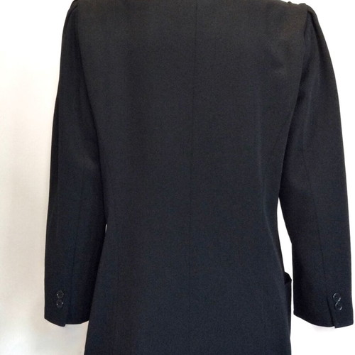 Emanuel Ungaro Women's Black Wool Blazer Jacket Size M like new