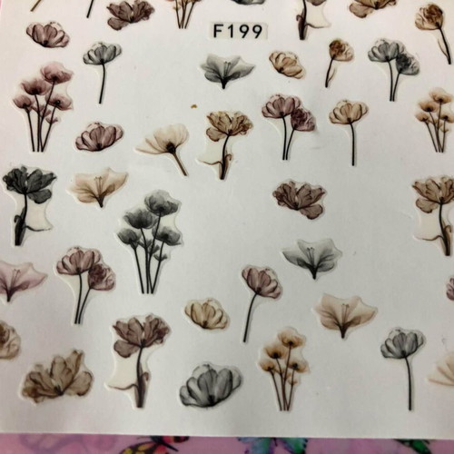 3D Nail Stickers like new