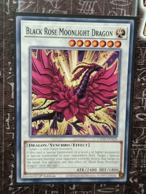 Black Rose Moonlight Dragon card like new with Ultra Pro sleeve